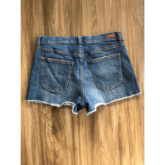 Sneak Peek High Rise Cut Off Jean Shorts - Picture 3 of 5